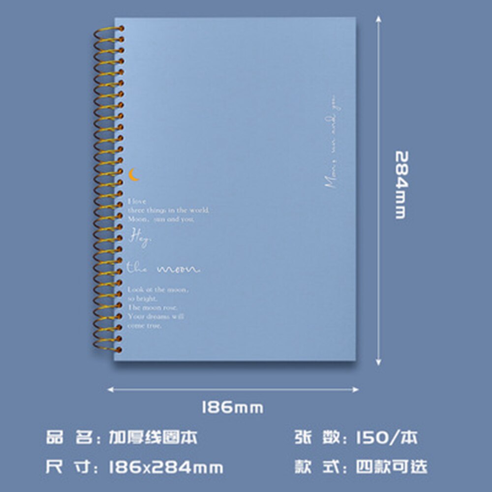 B5 Notebook Binder Sketchbook Office Supplies Lyofes Thicken Spiral Notebooks Book Diary School Stationery Work Super Thick Page