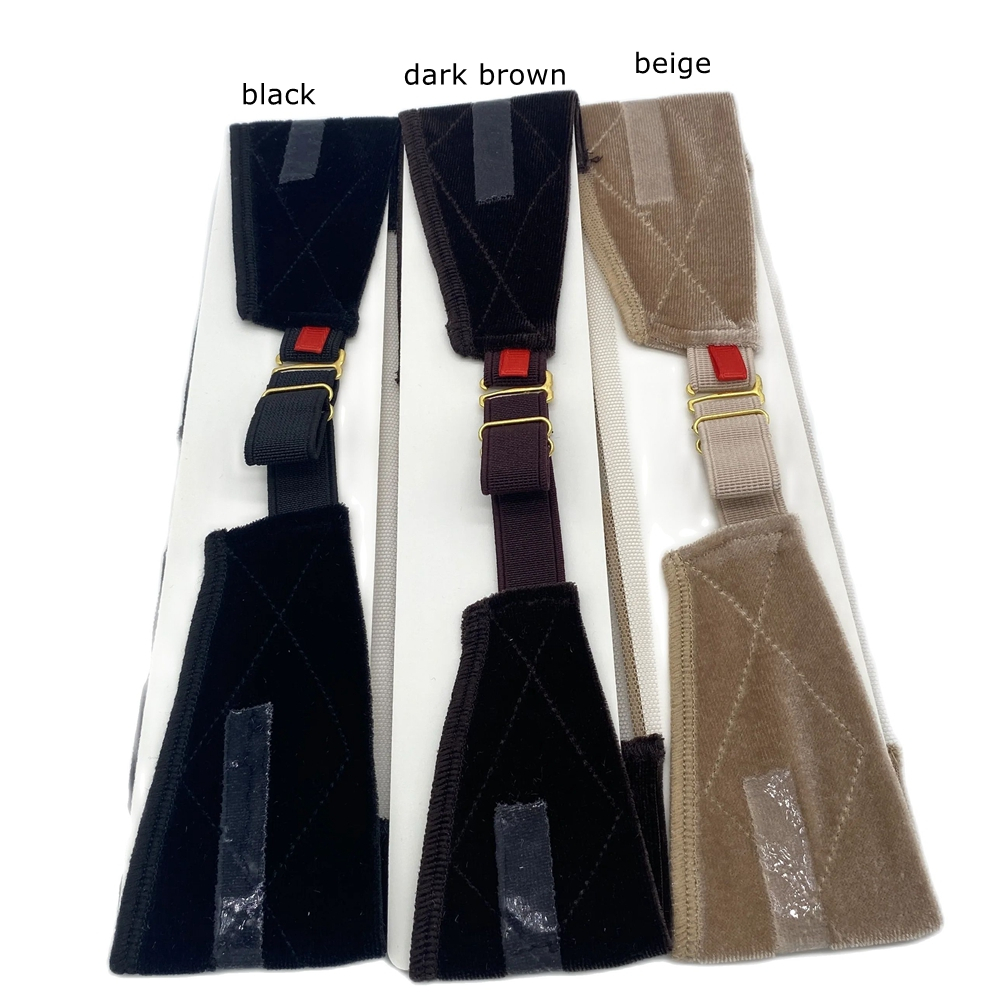 Kant Pruik Grip Antislip Zacht Fluwelen Vrouwen Pruik Grips Hoofdband Vrouwen Fluwelen Pruik Accessoires Grip Sjaal Hoofdband Verstelbaar: Ivoor