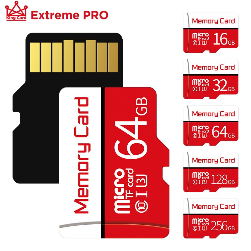 Micro sd card 128GB 64GB 32GB 16GB Memory card 16 32 64 128 256GB microsd card class 10 Flash drive for smartphone camera