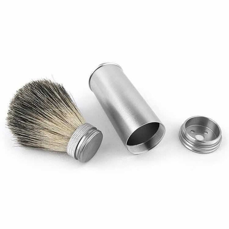 Shave Brush Pure Nylon with Resin Handle and Metal Brush Supplies Vintage Hand-Crafted Shaving Brush