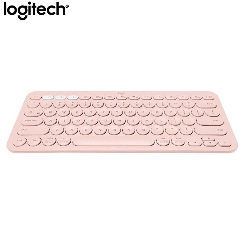 Logitech K380 Bluetooth Wireless Keyboard Portable Ultra Thin Mini Mute Multi-Device Keyboards For PC Laptop Tablet Android IOS