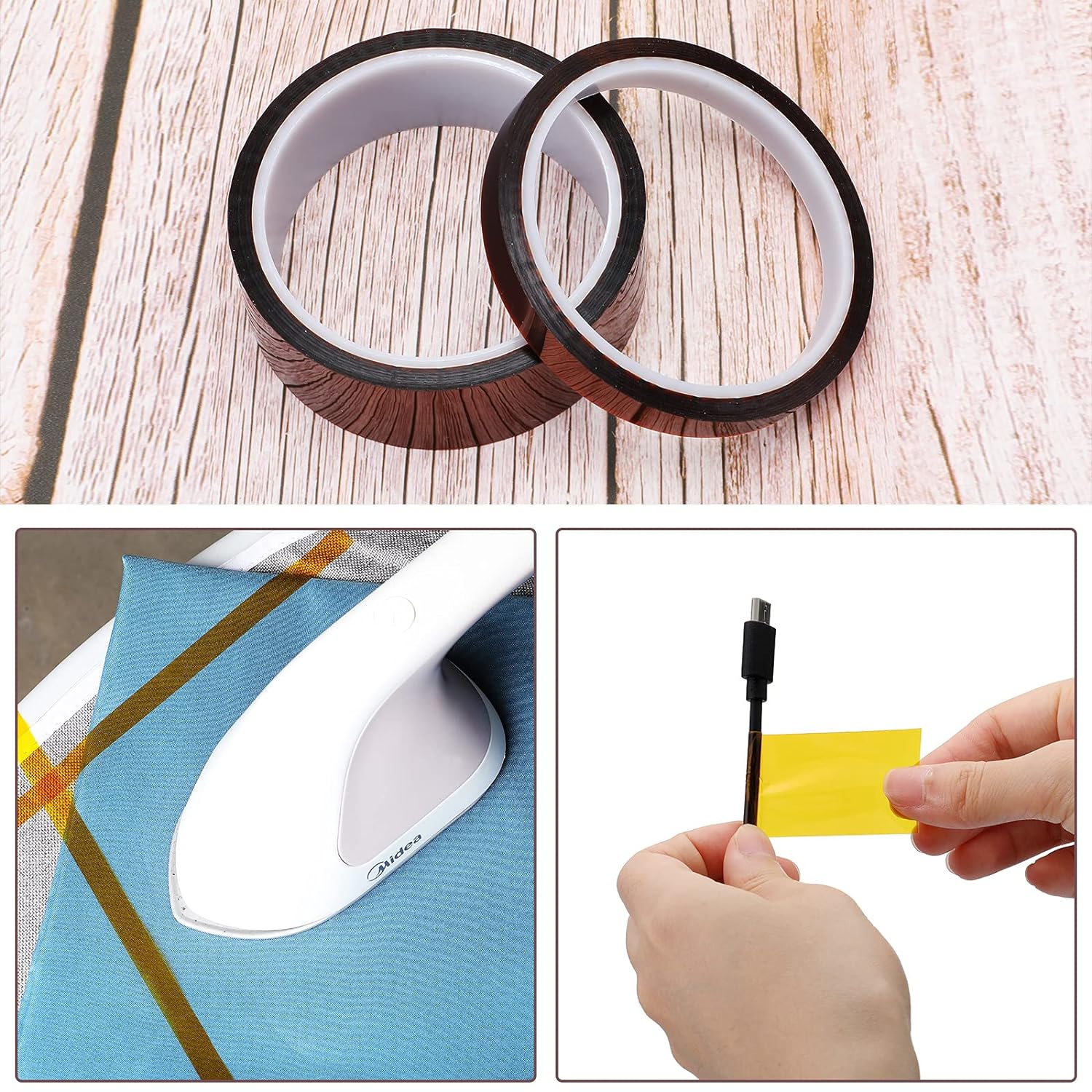 High Temperature Heat BGA Tape Thermal InsulationTape 3D Printing Board Protection Polyimide Adhesive Insulating Adhesive Tap