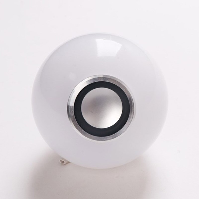 E27 Bluetooth Lautsprecher Globus Musik LED-lampe Lampe Hause KTV Schlafzimmer Drahtlose APP Kontrolle Dimmbare RGB Weiß Glühbirnen 110V 220V