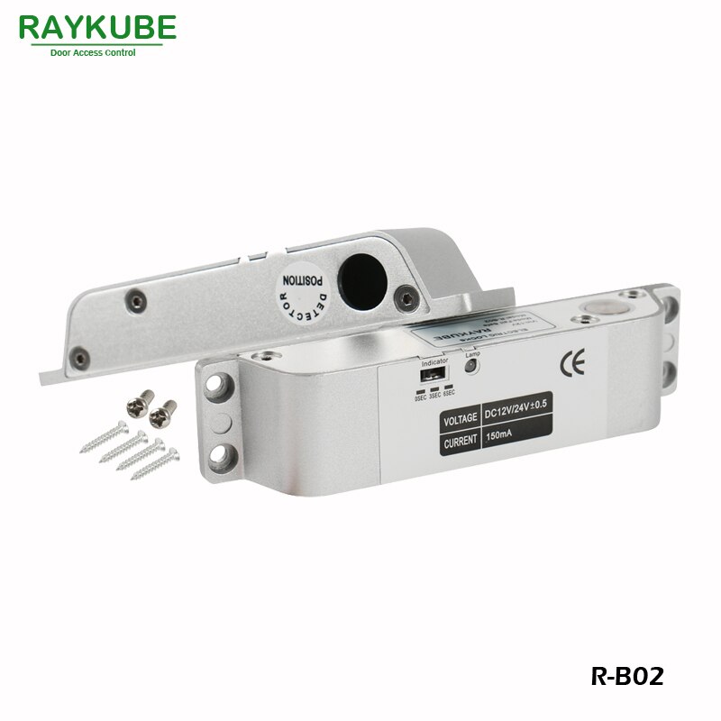 RAYKUBE Electric Mortise Lock For Door Access Control System Electric Bolt Lock R-B02