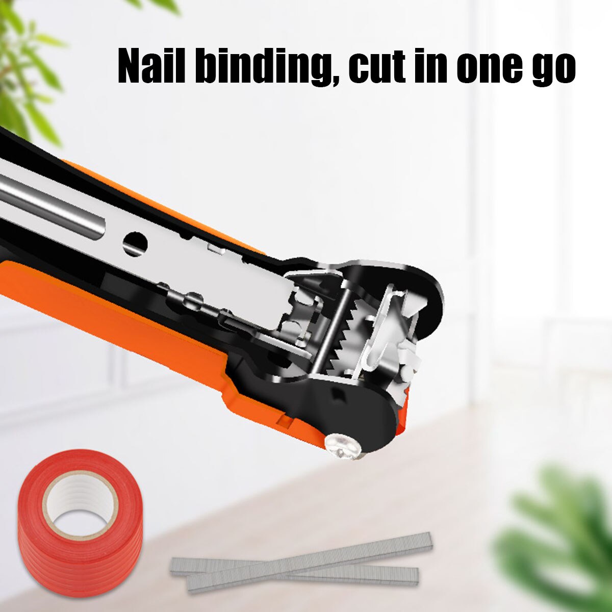 Plant Tying Machine Branch Tapener Adjustable Opening 5cm Max Plant Tie for Vine Garden Tool