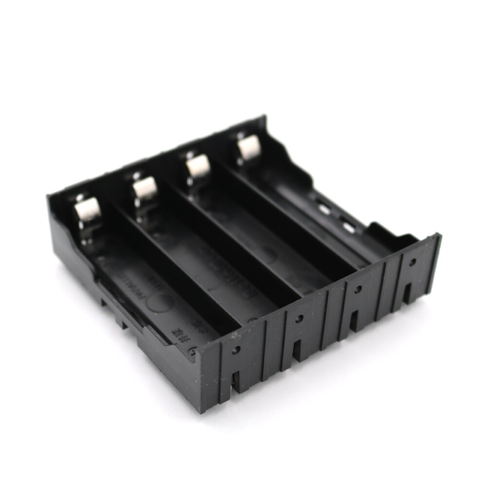 1/2/3/4 sección batería Terminal estuche protector caja de almacenamiento para 18650 baterías recargables 3,7 V DIY conector serie paralelo: 4P