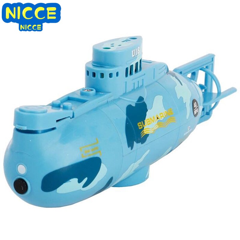 6CH Mini Afstandsbediening Submarine Rc Speedboot Hoge Snelheid Race Rotatie Outdoor Elektrische Speelgoed Cadeau Voor Kinderen