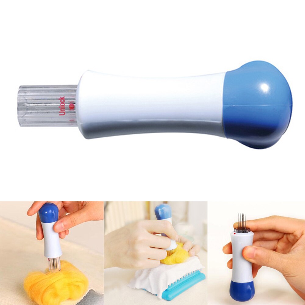 Needle Felting Kit Felting Needles with 7 Needles Felting for DIY Felting Starter Kit Felt Diy Package Wool Felt Applique Craft