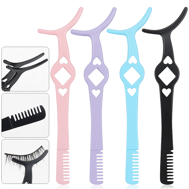 1 pc Beruf elle Wimpern zange mit Kamm pinzette Locken falsche Wimpern Clip kosmetische Augen Frauen Schönheit machen-hoch-Werkzeug