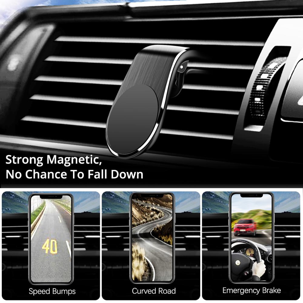 ANMONE Telefon Halfter Magnetische Auto Halfter Halterung Ständer Auto Luft entlüften Clip Magnet Halterung für iPhone 11 Profi Max Samsung xiaomi GPS
