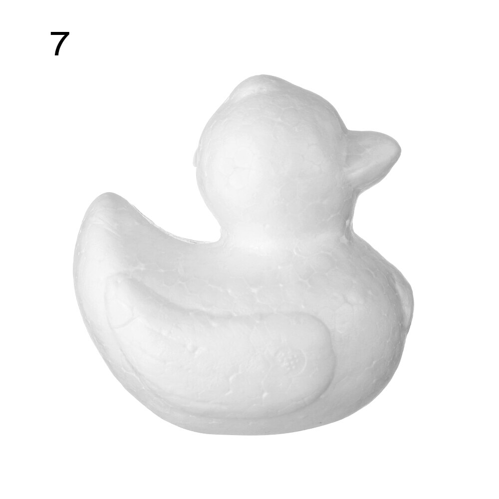 1pc witte schuimdiervormige modellen van piepschuim, kerstfeest, kinderspeelgoed, huisdecoratie, knutselen: 7