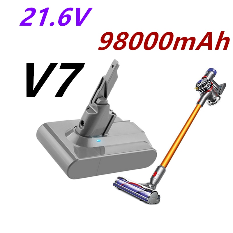 100% Original Dyson V7 battery 21.6V 68Ah Li-lon Rechargeable Battery For Dyson V7 Battery Animal Pro Vacuum Cleaner Replacement