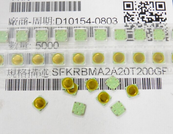 200PCS Original Tape Switch 5x5 SMD Tact Switch SFKRBMA2ABOT