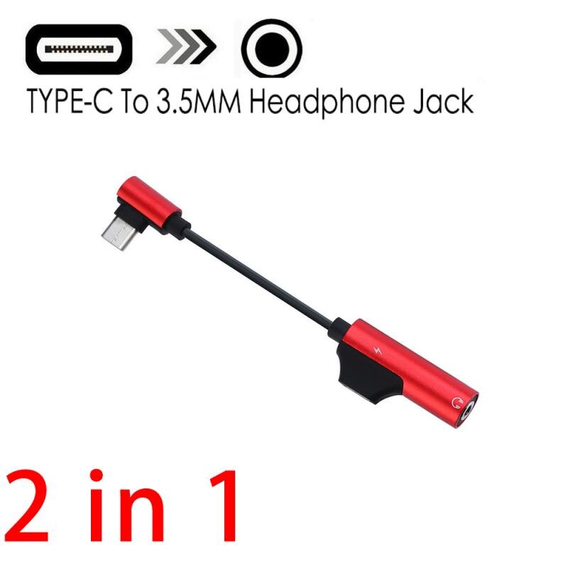 Usb typ C robić 3.5mm Jacek TypeC audio rozdzielacz słuchawki kabel słuchawkowy Aux 3.5 adapter ładowarka usb-c dla jeden plus Xiaomi Huawei: 05