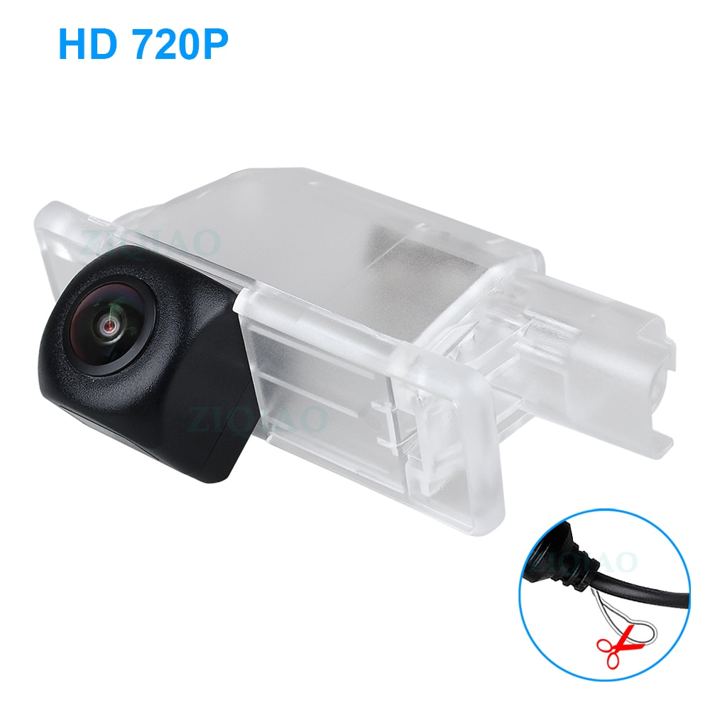 ZIQIAO-cámara de visión trasera para coche, accesorios de aparcamiento para Peugeot 508, sedán, SW, RXH, 301, 208, 308, 408, , 3008, HS096