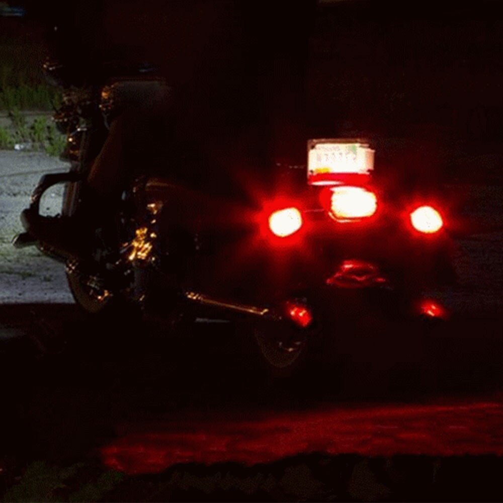 Motorfiets Auto Sfeer Licht 6 Rgb 36 Led Smart Remlichten Met Draadloze Afstandsbediening Moto Decoratieve Strip Lamp Kit