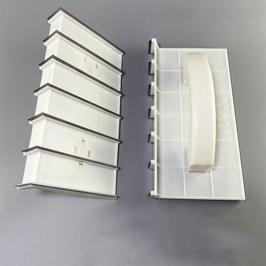 Wall Inside Corner Planer Trowel 2 in 1 Right Angle Wall Corner Finish Polishing Trowel 7-tooth Blade Serration for Masonry