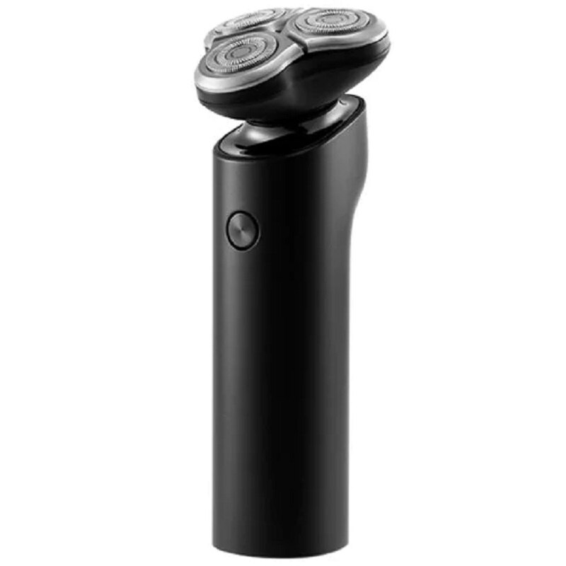 Xiaomi mijia, barbeador elétrico original, barbeador s500, 3 cabeças, máquina de barbear a seco ou úmido, aparador de barba, lâmina lavável, visor led limpo