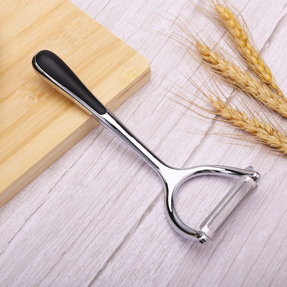 Potato Peeler Kitchen Accessories Vegetable Fruit Zester Stainless Steel Plating Three Colors Optional Cuisine Tools