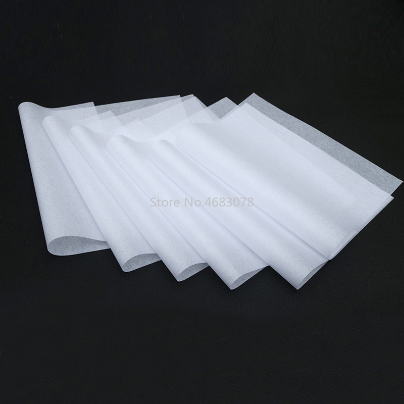 500pcs 17gsm Thin Transparent Tissue Paper Transparent Characters Practice Paper Blank Decoration Wrapping Paper 18x26cm