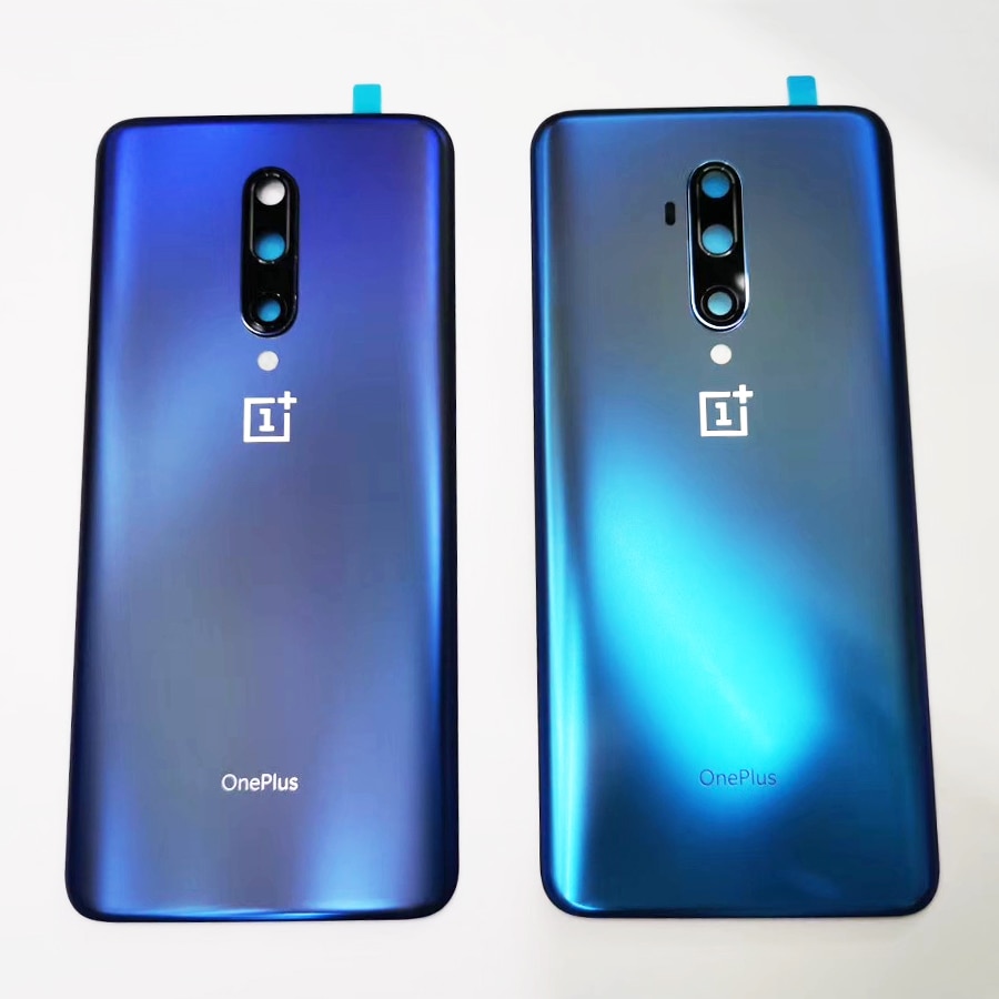 100% Original Zurück Batterie Abdeckung Tür Hinten Glas Für Oneplus 7T Profi/Oneplus 7 Profi Batterie Abdeckung Gehäbenutzen fallen mit Kamera Objektiv