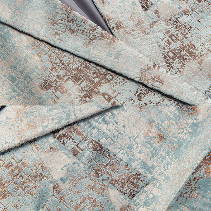 2021Men Blazer Men Blazer Jackets Blue Patterns Embroidery American For Men Suit blazer masculino slim fit business suit Jackets