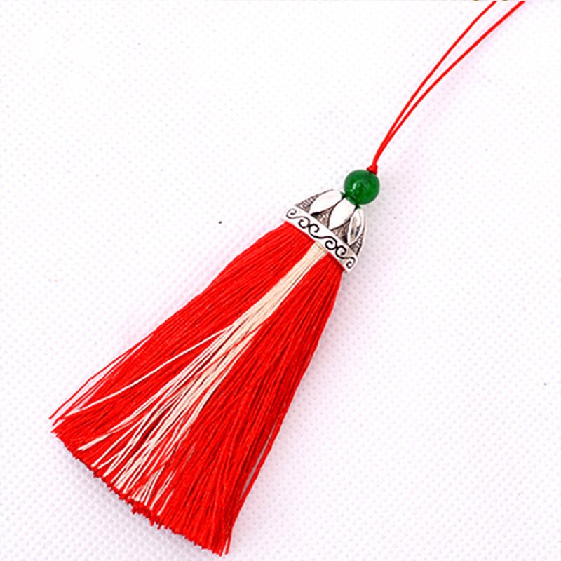 5Pcs Hat Tassels For Crafts Decorative Supplies DIY Home Textile Curtain Clothing Sewing Cord Tassel Fringe Trim: Red