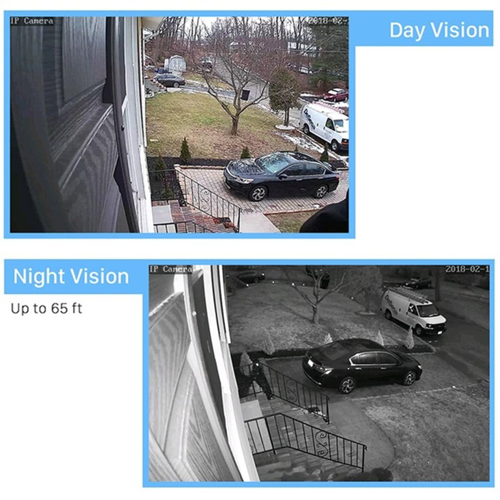 HD kabellos CCTV Kamera Sicherheit System Video Überwachung Bausatz drinnen Und draussen Wasserdicht Wifi Kamera Mit Netzteil