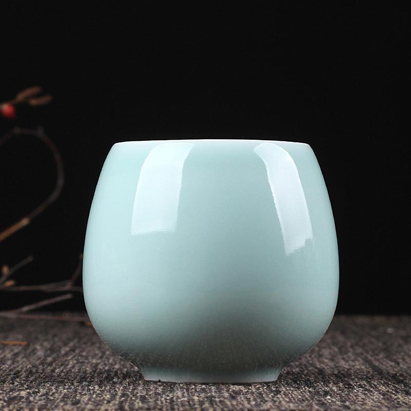 200ml Longquan Celadon Teacup Tea Ceremony Teaware Drinkware Office Master Cup Espresso Coffee Mug Water Cups Container Decor: B