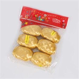 Ballon à feuille multicolore pour fête d'anniversaire mariage, banderole à Ballon multicolore 5mm x 10m 6 pièces: yellowB