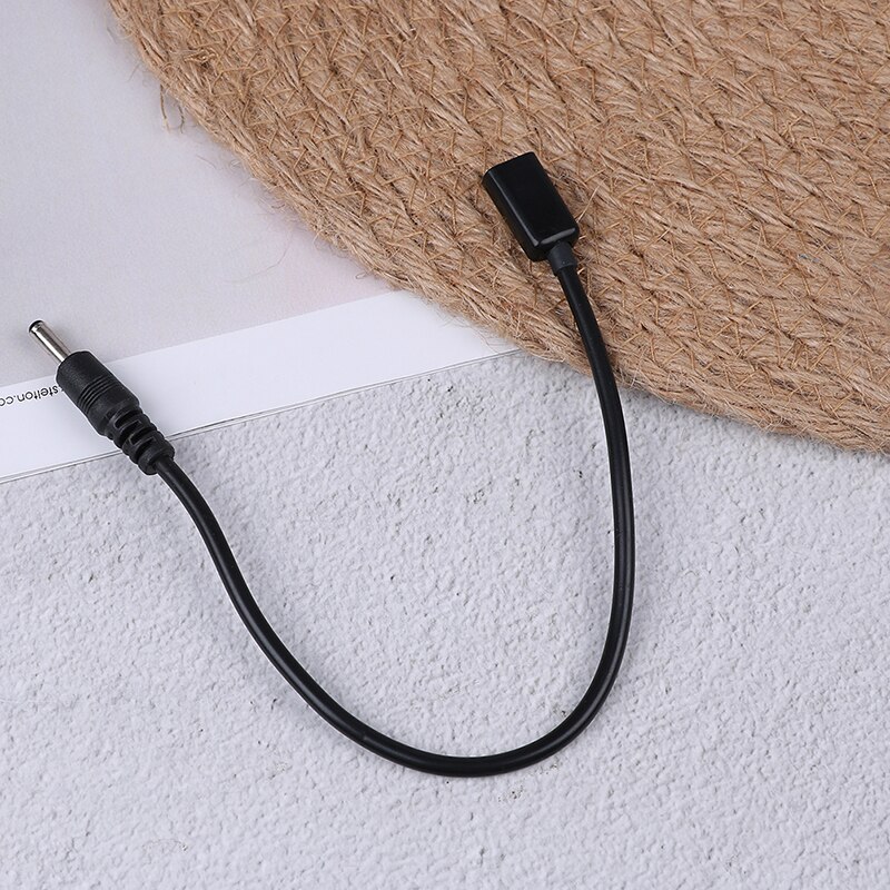 1 Pcs 20 Cm Tot Dc Male Plug Adapter Kabel Connectoren Dc Power Micro Usb Vrouwelijke Socket 3.5X1.35mm