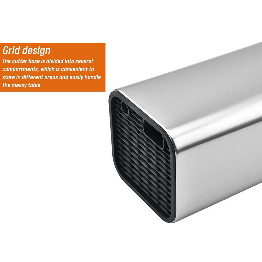 Stainless Steel Kitchen Tool Knife Holder Multifunctional Tableware Accessories Storage Durable Shelf Knife Holder Vegetable