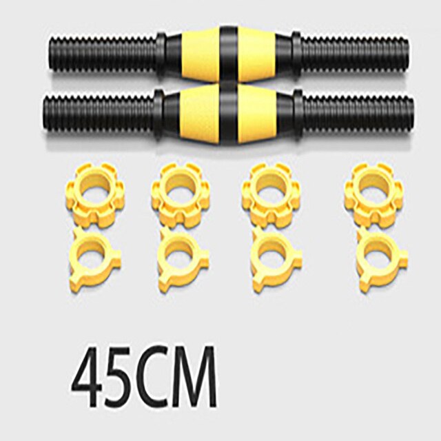 Dumbbell Extension Bar 35/45/50 Cm Arm Strength Training Barbell Connector Connector Neck Pad Extension Bar Extender Equipment: 45cm