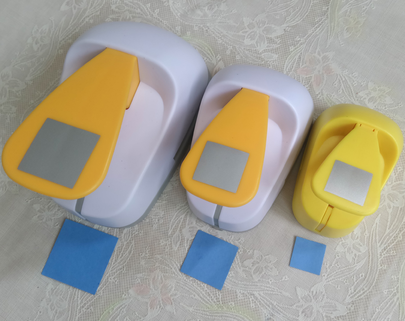 18mm-53mm Square Shaped craft punch Scrapbooking School DIY Paper Cutter EVA foam Geometry Hole Punches