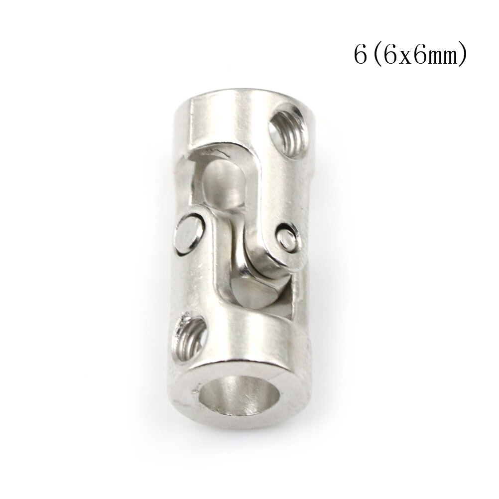 Metal Cardan Joint Gimbal Couplings Universal Joint for 4*3mm/4*4mm/5*4mm/5*5mm/5*6/6*6mm RC Boat Parts Accessarie: 6x6