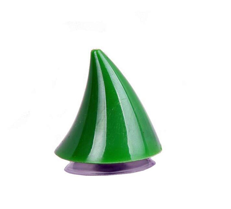 Universele Motorhelm Hoek Plastic Veerkrachtig Siliconen Zuignap Zachte Hoorn Decoratie Hoofddeksels Rubber Hoorn Decoratie: F