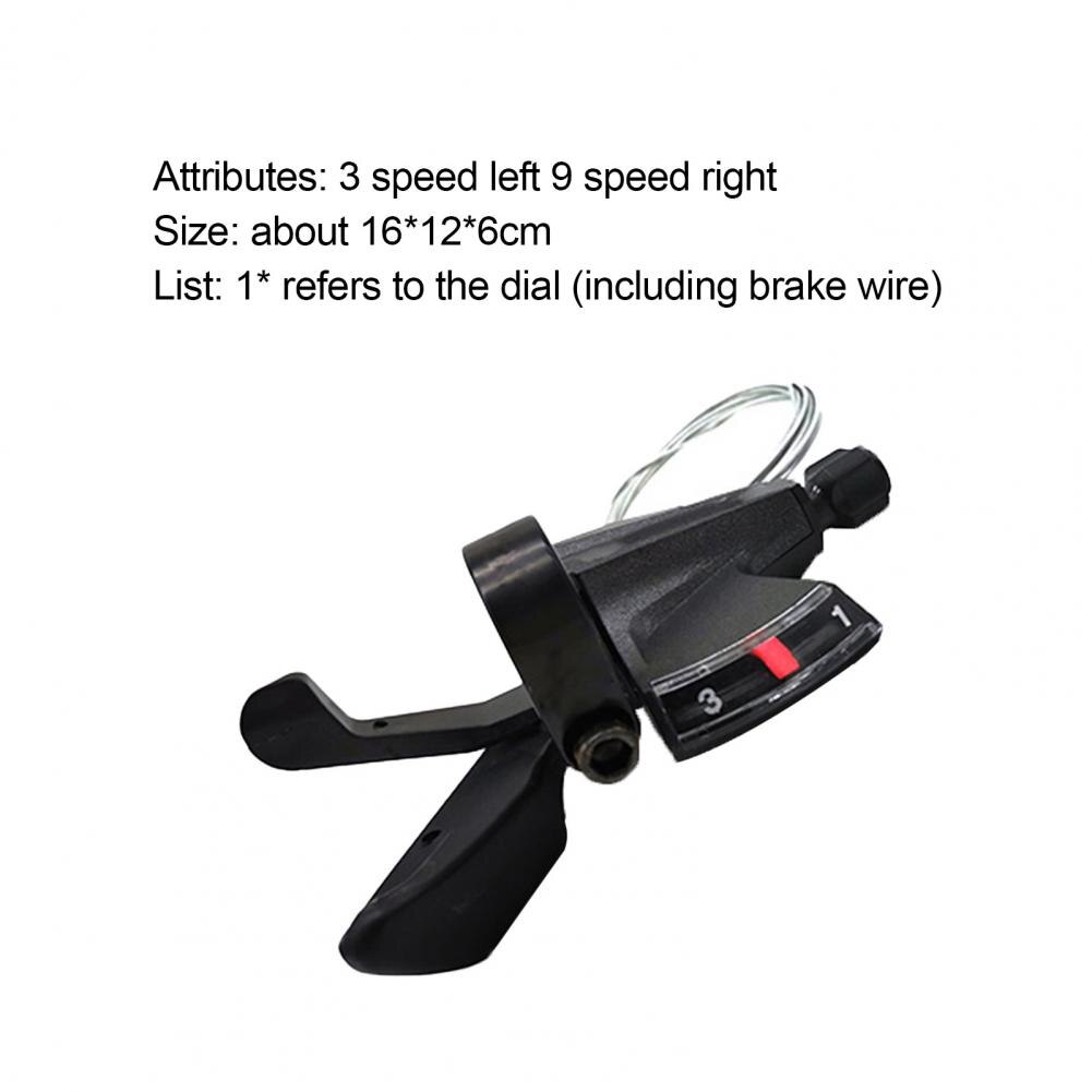 SL-M370 Bicycle Shifter 3 Speed Left Easy to Install ABS MTB Trigger Shifter Bicycle Parts For SL-M370 Mountain Bike