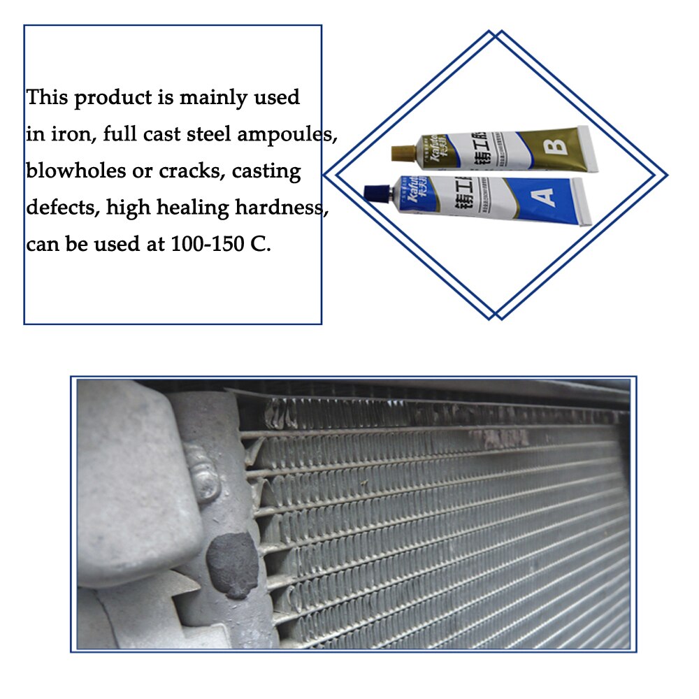 Quick Fix Lijmen Ab Industriële Metalen Gegoten Lijmen Reparatie Pasta Epoxyhars Reparatie Tools Trachoom Stomataire Crackle Reparatie