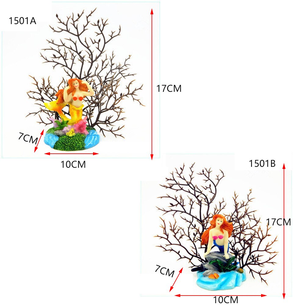 Mini Lovely Cartoon Tree Man Aquarium Fish Tank Toy Cave Stone Ornament Resin Oxygen Air Pump Aquatic Garden Supplies Decoration