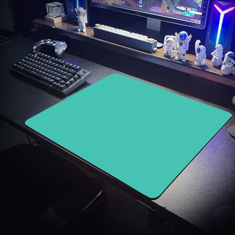 All Black Mouse Pad Water Proof Gaming Accessories Mause Ped 40x45 40x90CM Computer Desks Table Cushion Office Carpet Playmat: XS / light yellow
