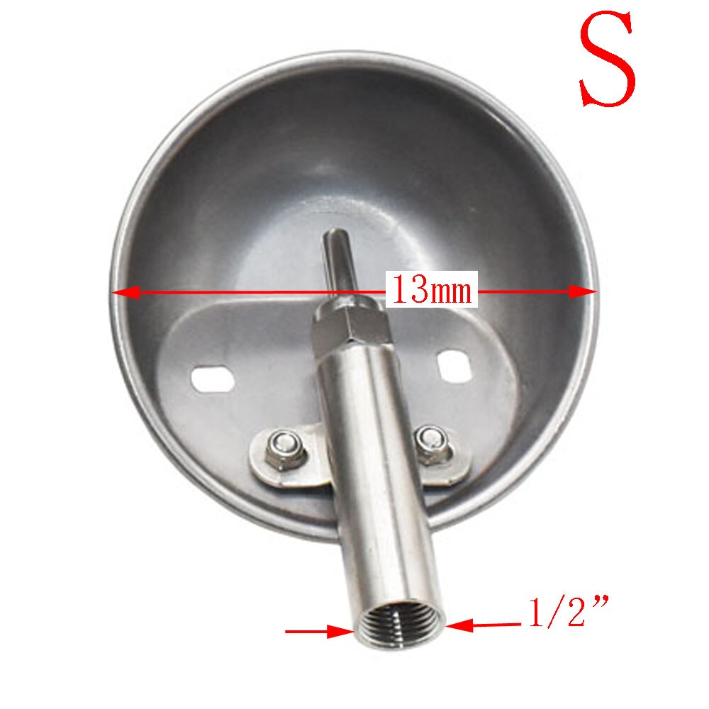 1 Pcs 304 Stainless Steel Pig Drinking Water Bowl Drinking Water Tank Piglets Automatic Drinking Fountains Pig Feeder Equipment