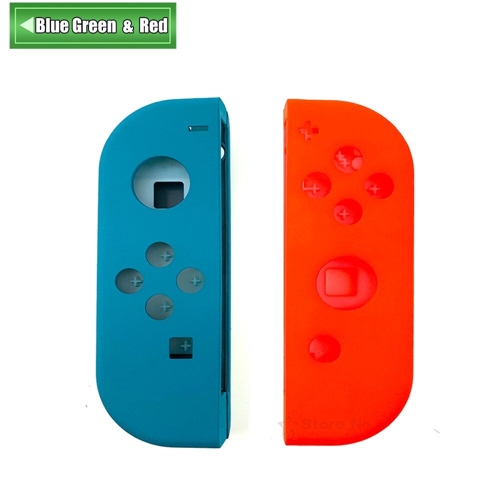 1 Pair for Nitendo switch NS JoyCon Joy Con Controller Housing Shell Case for NintendoSwitch with repair tools: Blue Red