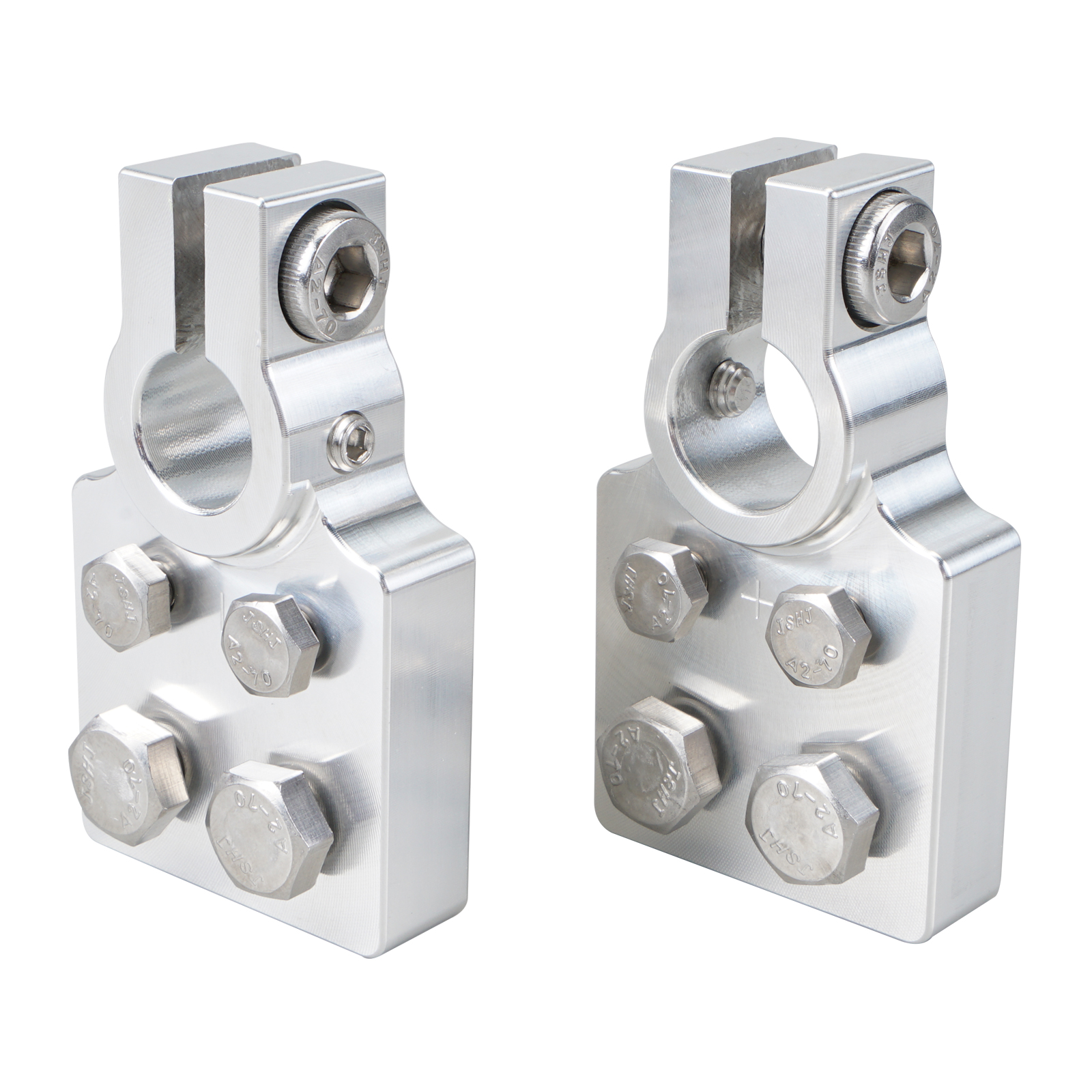 Jeu de bornes de batterie plates 4/6 points pour cosses 4/0 AWG et vers le bas pour piles standard SAE Post Style pour Northstar AGM35 AGM34...