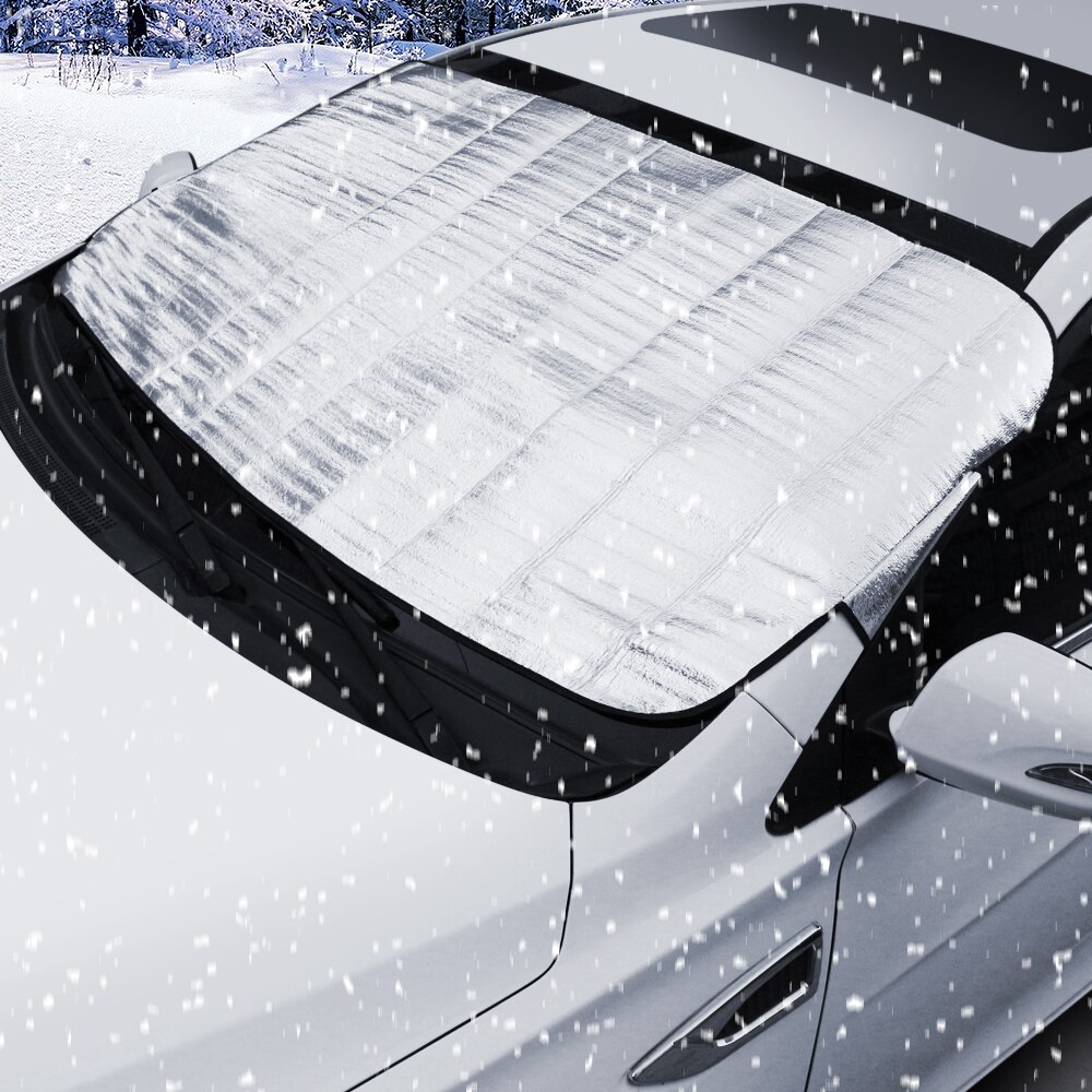 Bil dækker bil forrude dækning anti sne frost is forrude støvbeskytter varme solskærm is stor sne støvbeskytter