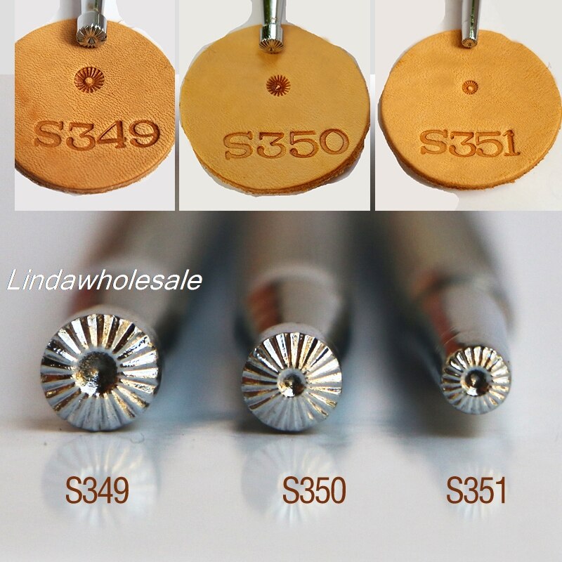 Læder udskæring trykværktøj  s349/s350/s351, læder stempel, metal stempel