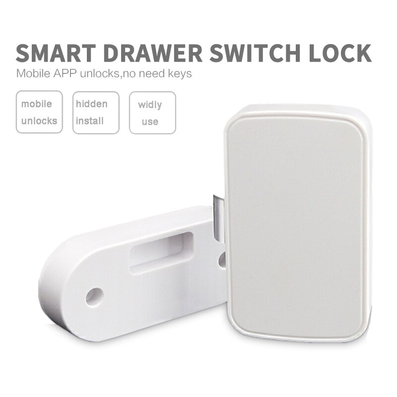 Smart Drawer Switch Tuya Smart Bluetooth Drawer Lock Lockless Invisible Lock File Cabinet Lock Wardrobe Lock Drawer Switch