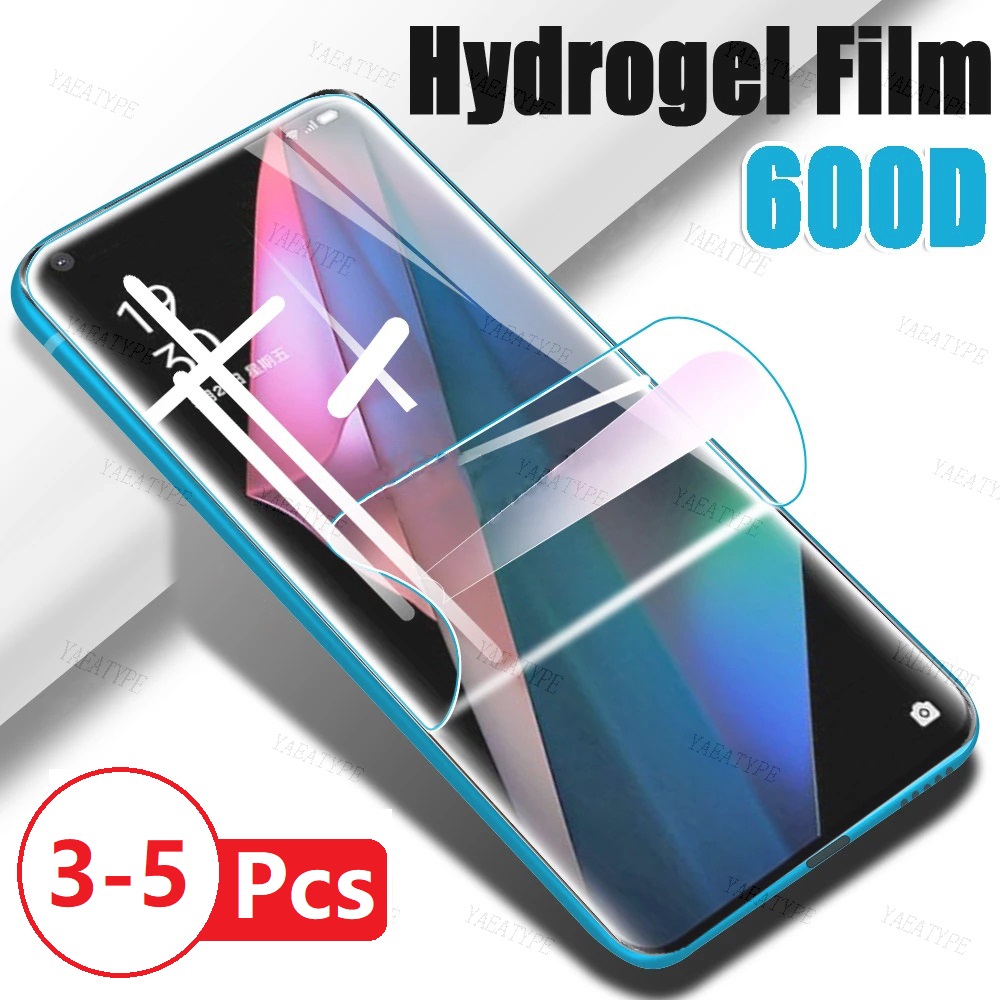 3-5Pcs Hydrogel Film For OPPO A74 A96 4G A58 A74 A78 A79 A96 A97 A98 A58X 5G Screen Protector