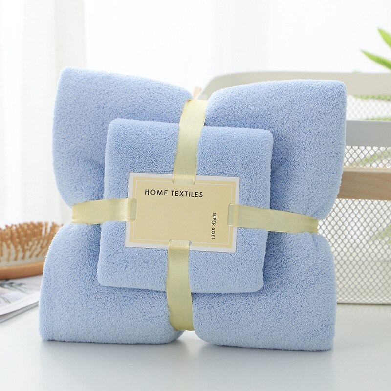 Tykt korall fleece håndkle badehåndkle sett badehåndkle små og butikk dekker myk absorberende: 3