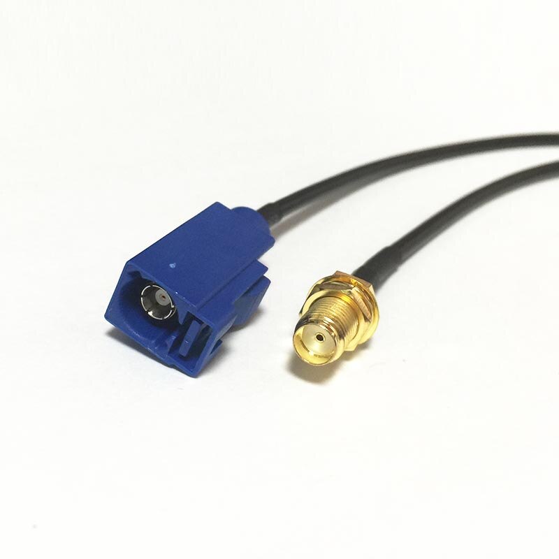 Modem Coaxkabel Sma Vrouwelijke Jack Moer Connector Schakelaar Fakra Connector RG174 Kabel 20Cm 8Inch Adapter