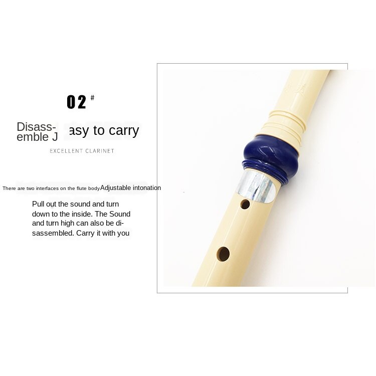 Klarionet diskant 6 huller /8- hullers klarionet børn klarionet begynder klarionet c melodi klarionet instrument